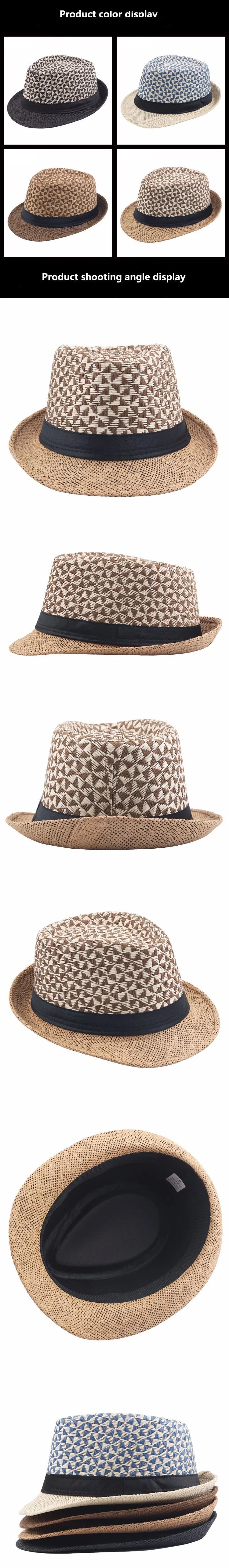 Men's Fedoras (Jazz) Summer Straw Hats