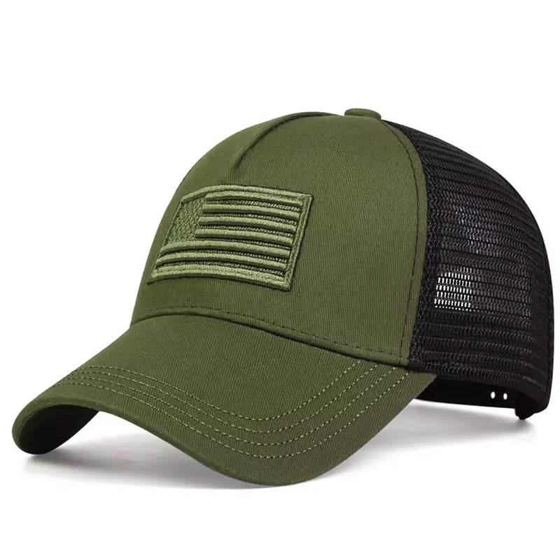 American Flag Camouflage Baseball Caps