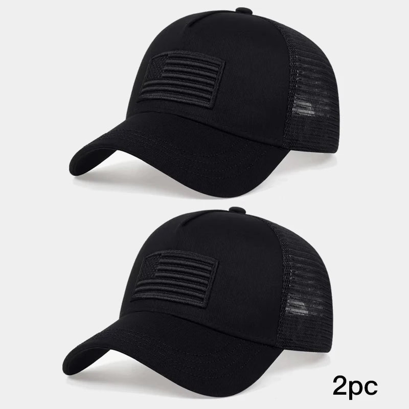 American Flag Camouflage Baseball Caps