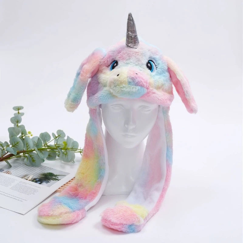 Rainbow Unicorn Party Hat