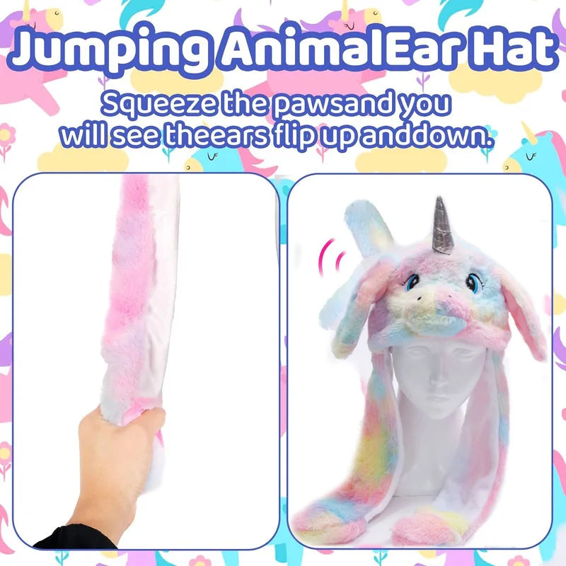 Rainbow Unicorn Party Hat