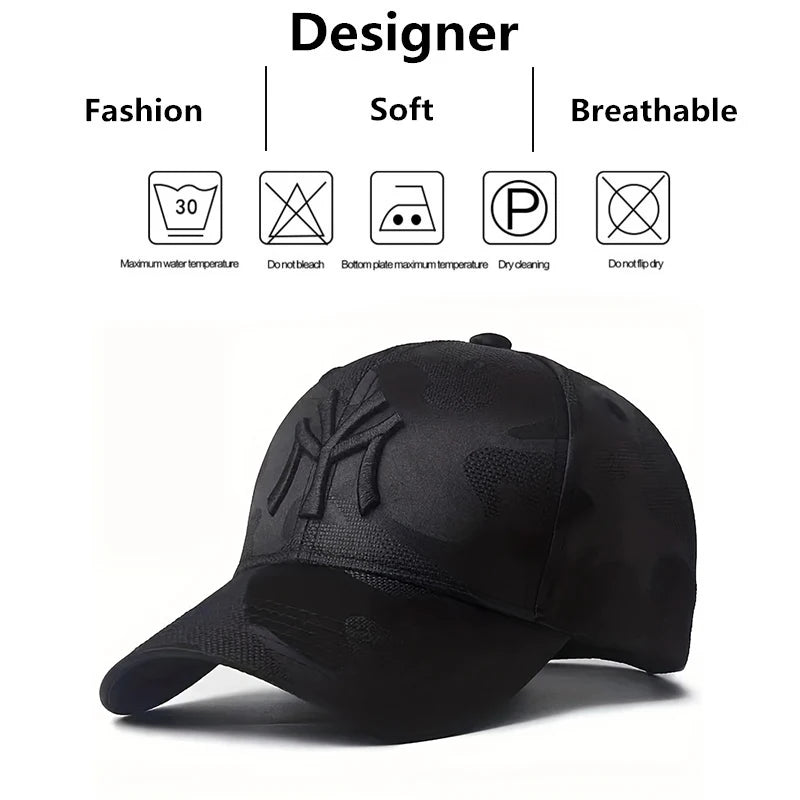 Embroidered Camouflage Baseball Hats