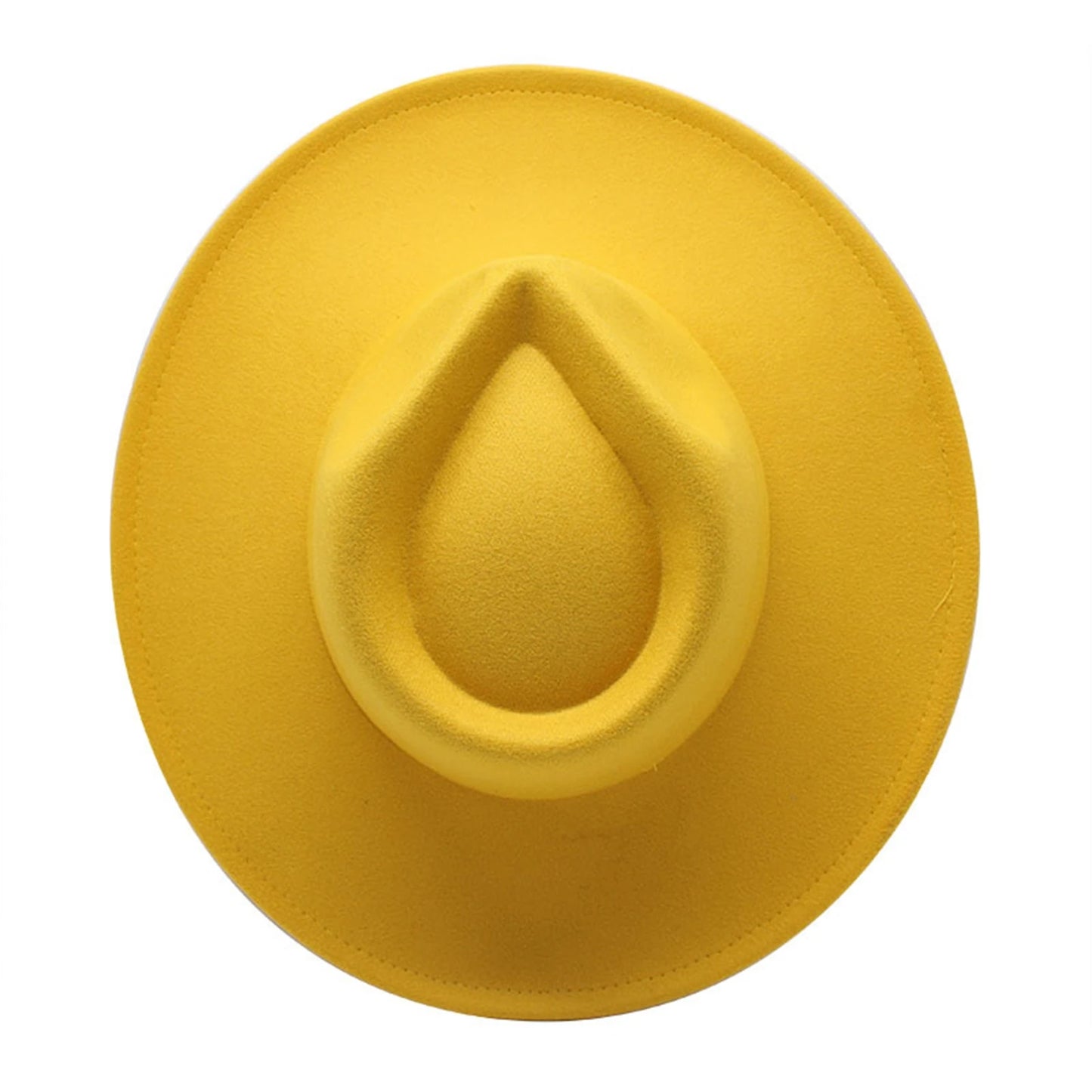 Womens Felt Hat Fedoras Big Brim Hats