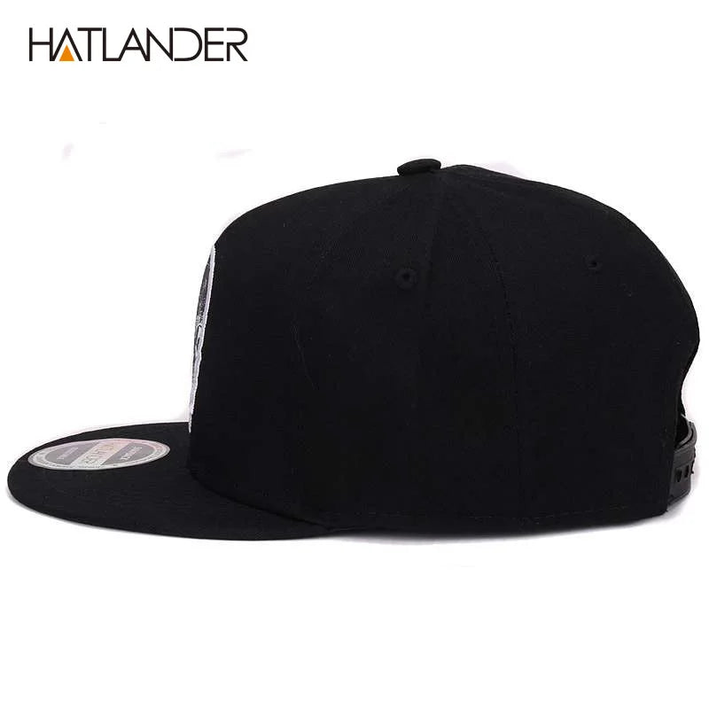 Embroidered Skull Baseball Caps