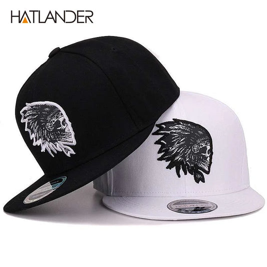 Embroidered Skull Baseball Caps
