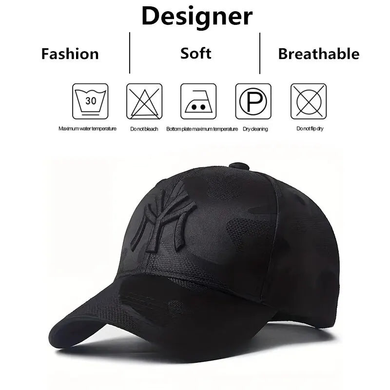 Embroidered Camouflage Baseball Hats