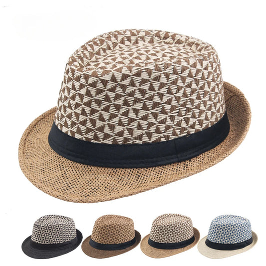 Men's Fedoras (Jazz) Summer Straw Hats