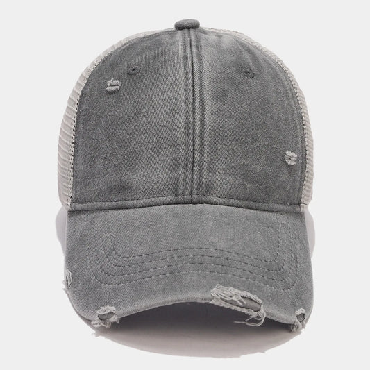 Men's and Women's Baseball Distressed Hats