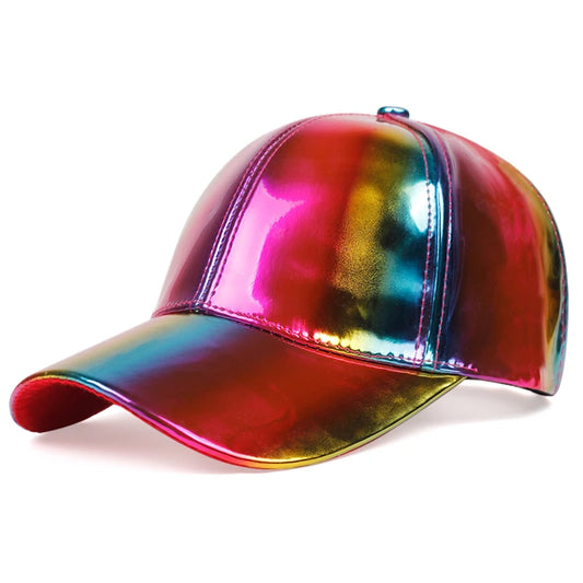 Rainbow/Full Black Party Cap